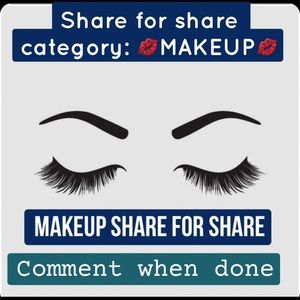 💋Makeup share for share💕 come share 08/22❤️